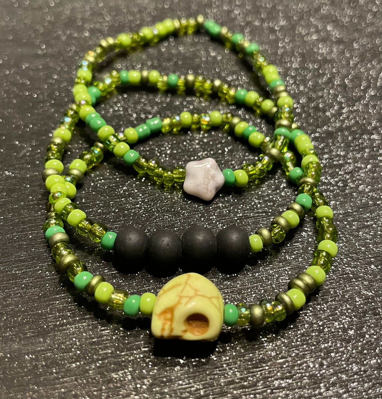 Green bracelets- pack of 3